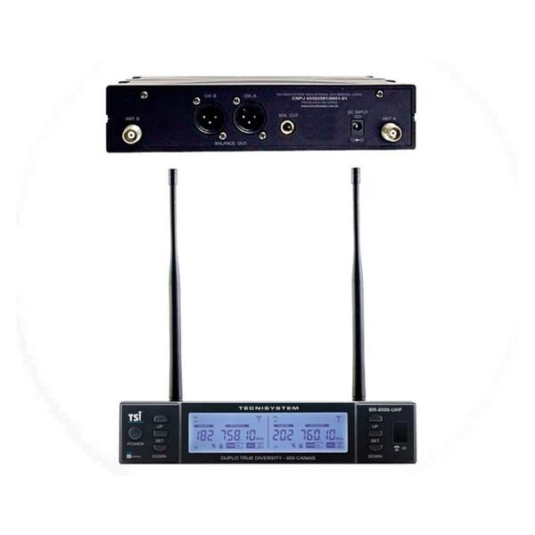 Imagem de Microfone Sem Fio 600 Canais TSI BR8000 UHF - TSI