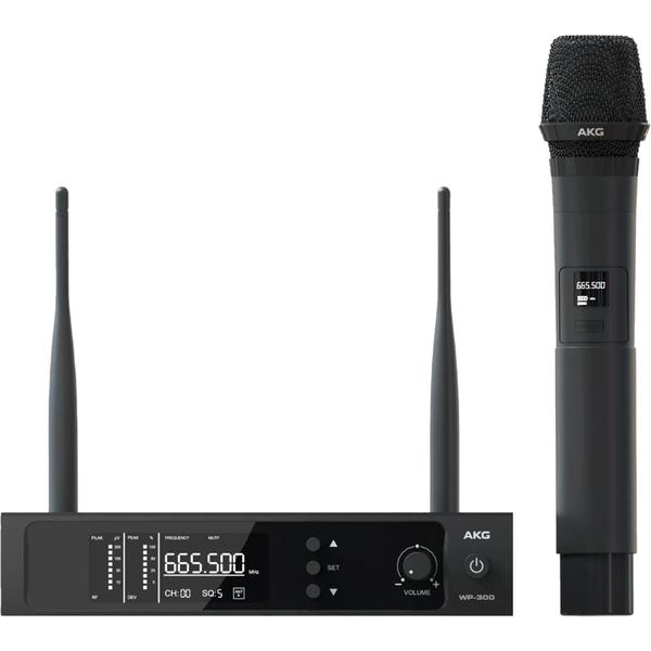 Imagem de Microfone Sem Fio AKG WP 300 Bastão Cardioide 1 Mic Preto