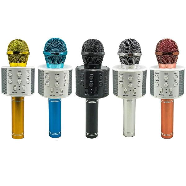 Imagem de Microfone Sem Fio Bluetooth Karaoke - Ws858