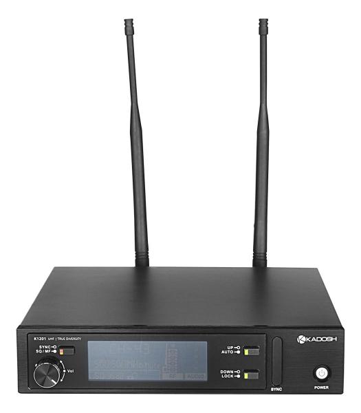 Imagem de Microfone Sem Fio De Mão Uhf Kadosh K-1201m Prof Homologado