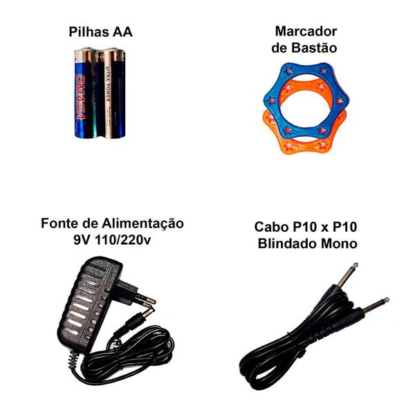 Imagem de Microfone Sem Fio Dylan D9501 UHF Digital Dinâmico Cardioide Profissional Lançamento!