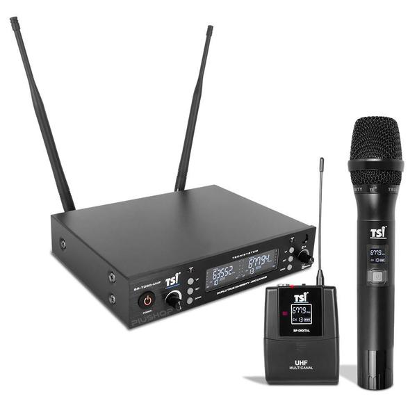 Imagem de Microfone Sem Fio Em UHF BR-7000 TSI