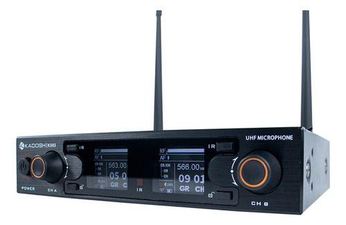 Imagem de Microfone Sem Fio Kadosh Duplo Mao K-502m Digital Multi Freq