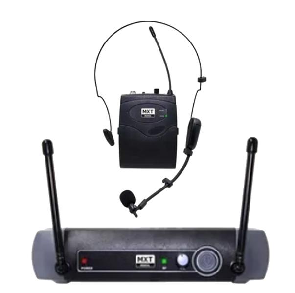 Imagem de Microfone Sem Fio MXT Headset / Lapela UHF-516BP 100 Canais