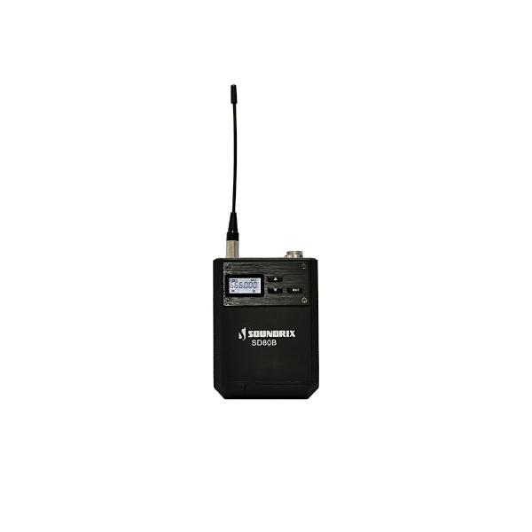 Imagem de Microfone Sem Fio Profissional Headset UHF SD-80B - Soundrix