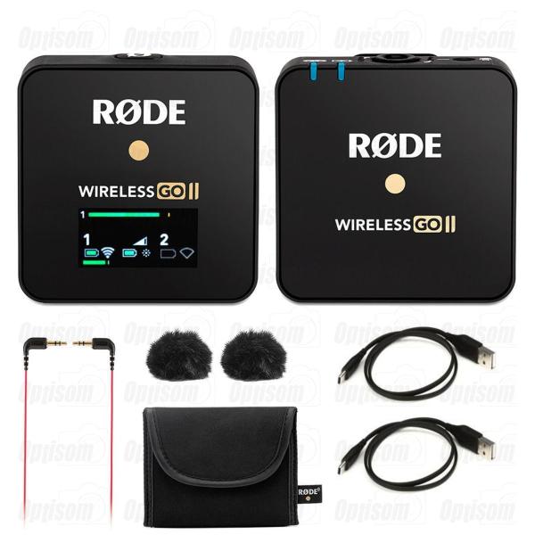 Imagem de Microfone Sem Fio Rode Wireless Go Ii Usb E P2 Trs Completo