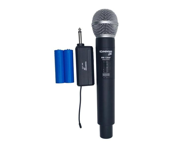 Imagem de Microfone sem fio soundvoice mm-120sf - vhf