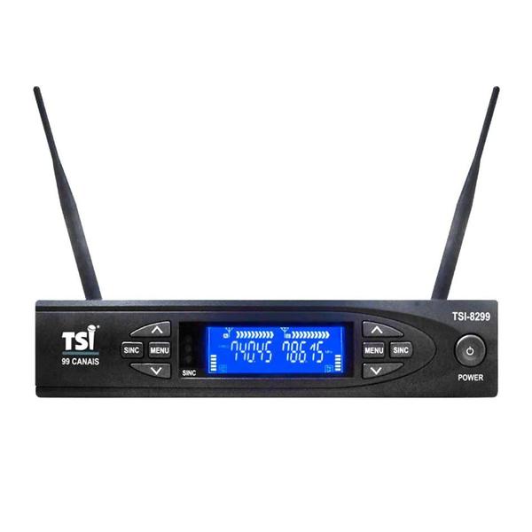 Imagem de Microfone Sem Fio TSI 8299 UHF - 200 Canais (Duplo)