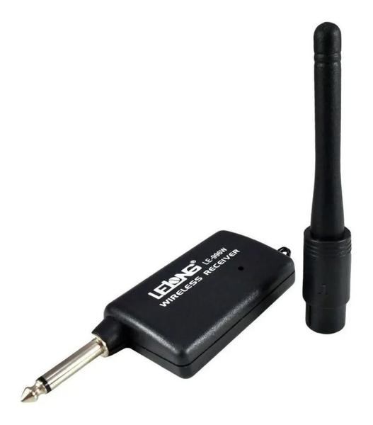 Imagem de Microfone Sem Fio Wireless Karaokê Preto Le-996w