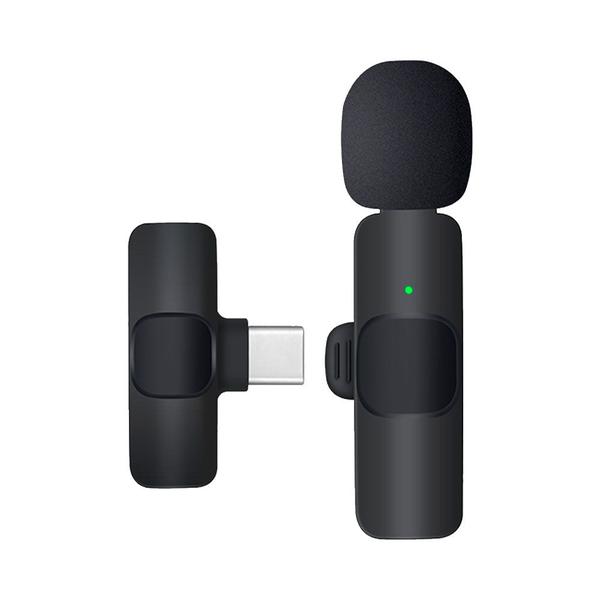 Imagem de Microfone Sem Fio Yookie YE13 - USB Tipo C - para Celular - Preto