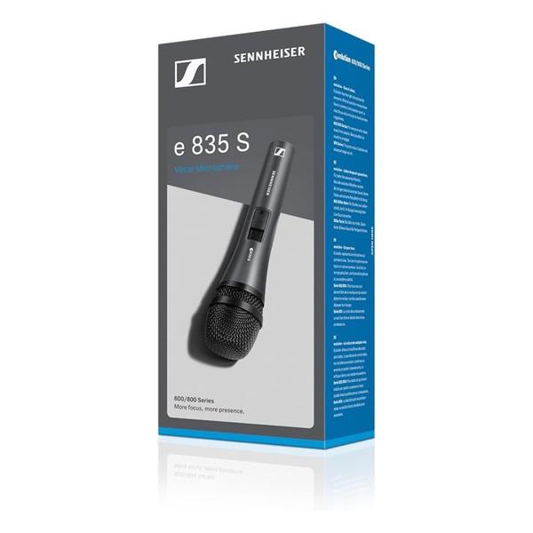 Imagem de Microfone  Sennheiser E835-S Dinâmico Cardioide