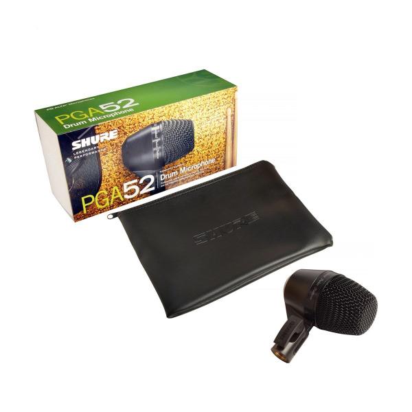 Imagem de Microfone Shure Bumbo PGA52 XLR para instrumentos musicais