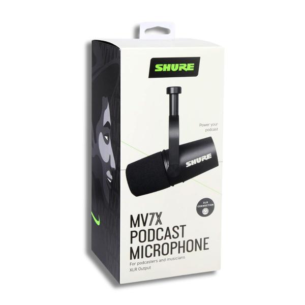 Imagem de Microfone Shure MV7X Black Para Podcast