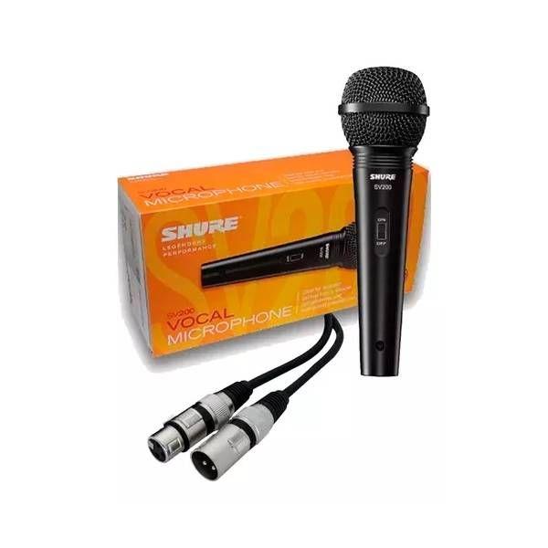 Imagem de Microfone shure unidirecional sv200 original profissional