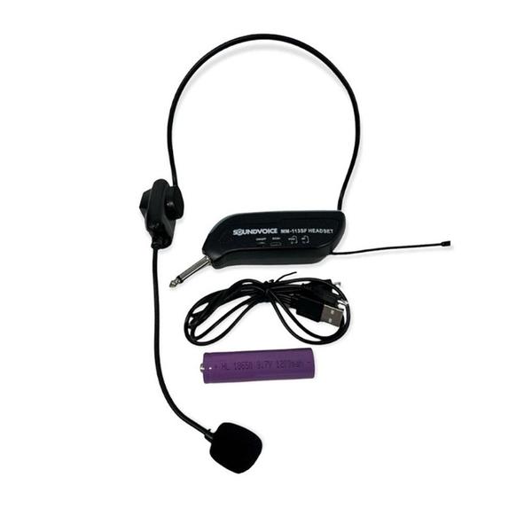 Imagem de Microfone Soundvoice Headset Sem Fio MM113