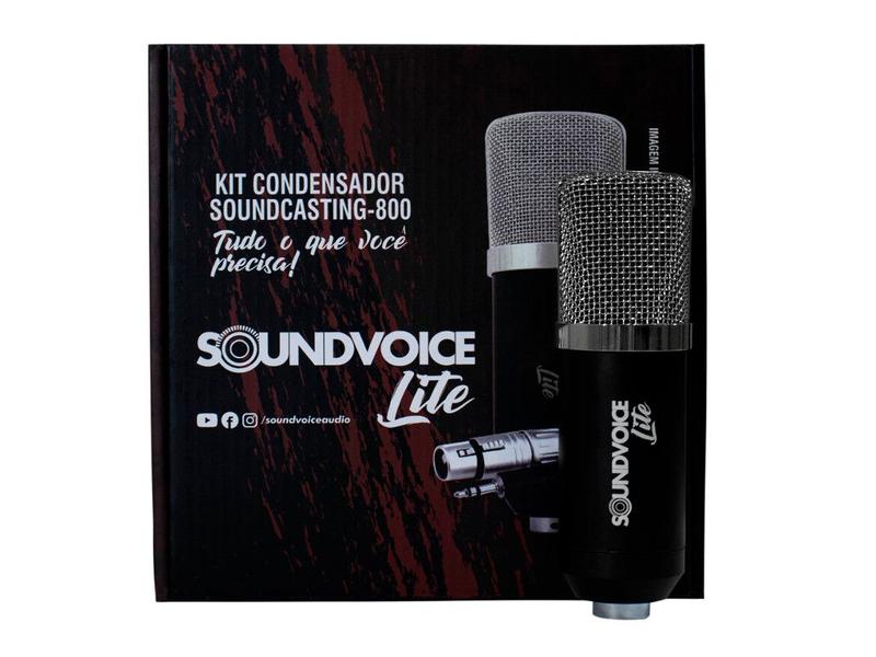 Imagem de Microfone soundvoice lite 800 condensador p2