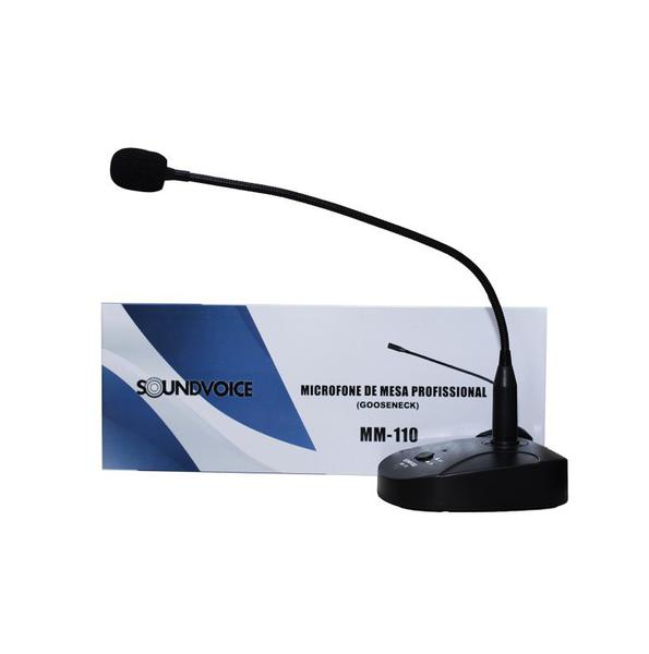 Imagem de Microfone Soundvoice Plenário Mm110 De Mesa Gooseneck