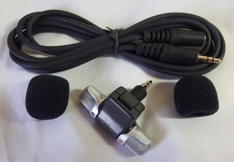 Imagem de Microfone Stereo + Cabo Extensor de 1,8m