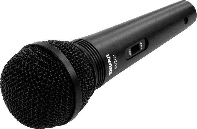 Imagem de Microfone Vocal De Mão Profissional Com Fio Shure Sv200