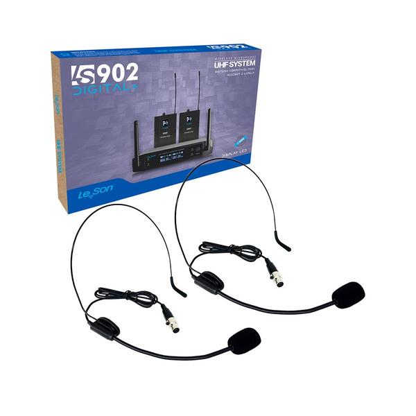 Imagem de Microfones Sem Fio Ls902 Digital Headset Hd750 Leson