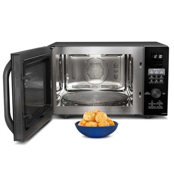 Imagem de Microondas de Mesa 4 em 1 Panasonic com 30 Litros de Capacidade com Função Grill, Airfryer e Convecção Preto Fosco