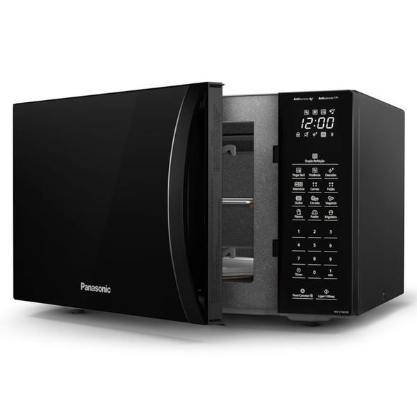 Imagem de Microondas de Mesa Panasonic com 34 Litros Preto - NN-ST66NBRUN