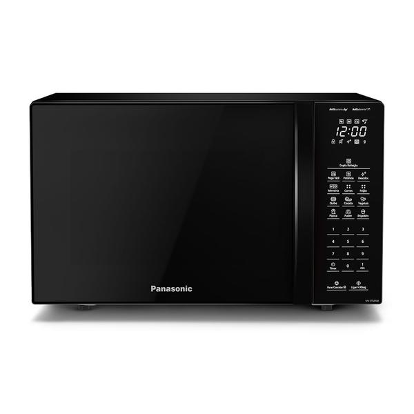 Imagem de Microondas Panasonic  Dupla Refeição 34L Black Glass - NN-ST66NBRU