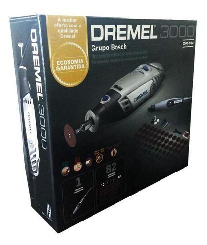 Imagem de Microretifica Com Eixo Fléxivel 220V Com 82 Acessórios 3000 F0133000GB - Dremel