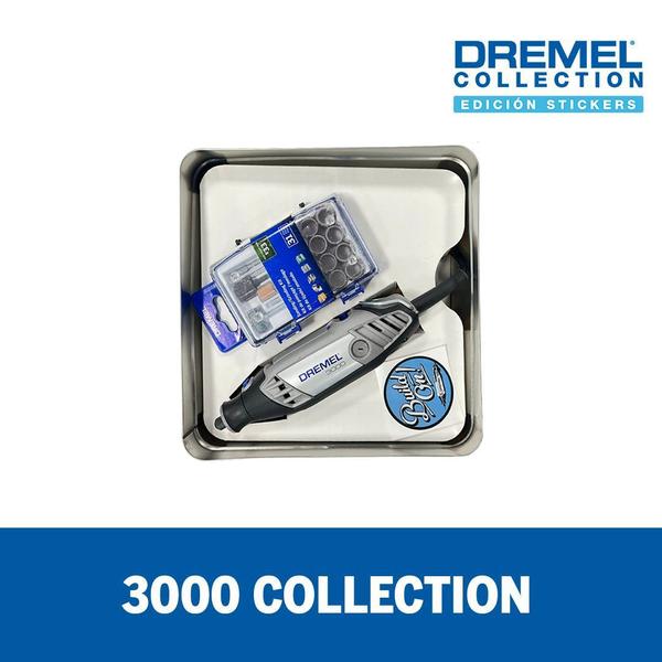 Imagem de Microretífica dremel 3000 110v ou 220v + 31 acessórios + lata dremel collection