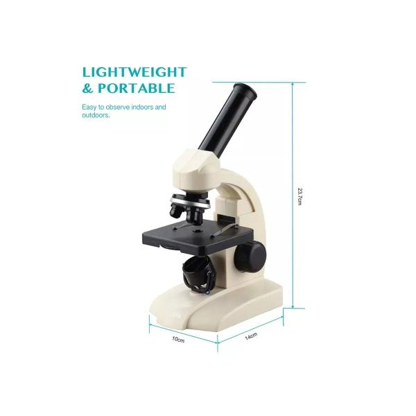 Imagem de Microscopio Aomekie Led Monocular Biologico 70x 400x