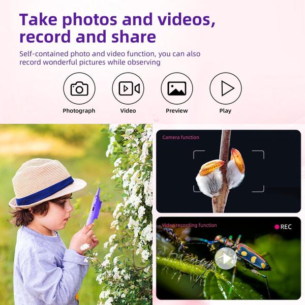 Imagem de Microscópio Daxiongmao Kids Mini Digital 1080P HD 500X