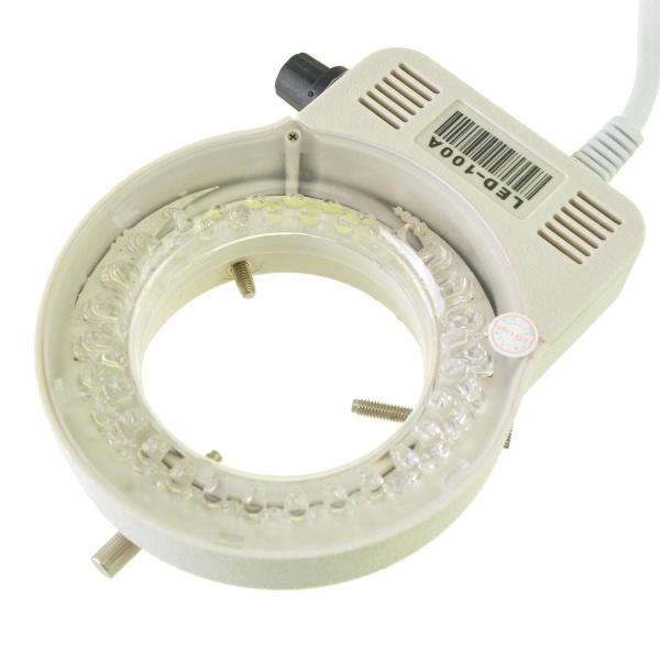 Imagem de Microscópio de luz de anel Amscope LED-80S 80 LED com dimmer