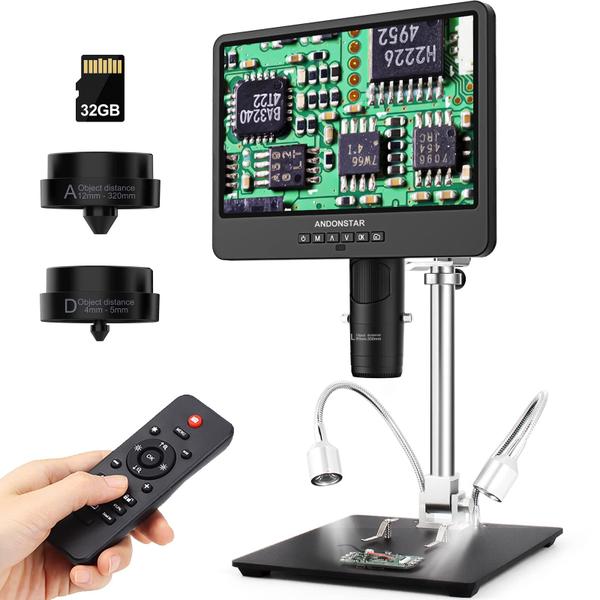 Imagem de Microscópio digital de moedas Andonstar AD249S-M 10,1" 2000x HDMI