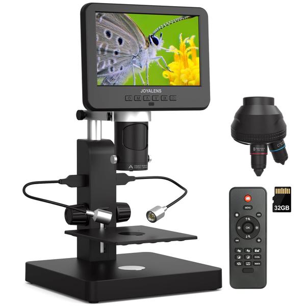 Imagem de Microscópio digital JOYALENS JL246PS UHD 4000  24MP com 3 lentes