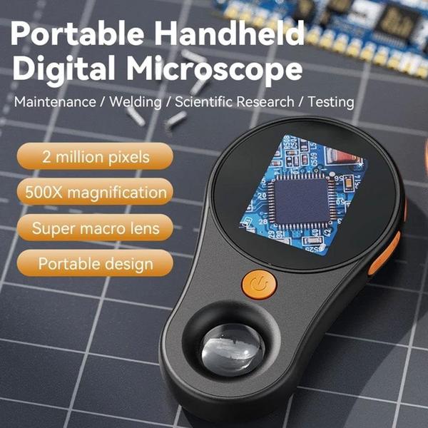 Imagem de Microscópio digital portátil JHShlye 370 com ampliação de 500X