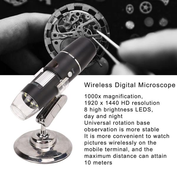 Imagem de Microscópio digital sem fio Zyyini 1000X HD para Android e iOS