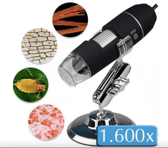 Imagem de Microscópio Digital USB Profissional com Zoom 1000x e Binocular