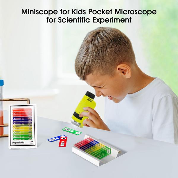 Imagem de Microscópio Minilabsters Miniscope Kids 60x-120x com luz LED