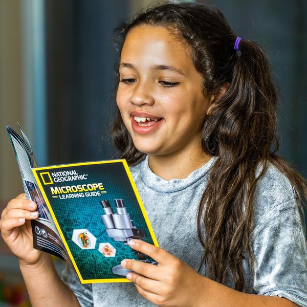 Imagem de Microscópio NATIONAL GEOGRAPHIC Kids 20x e 50x com 35 lâminas