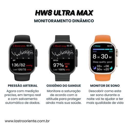 Imagem de Microwear Smartwatch Relogio HW8 Ultra Laranja