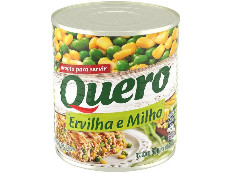 Imagem de Milho e Ervilha em Conserva Quero Dueto - 170g