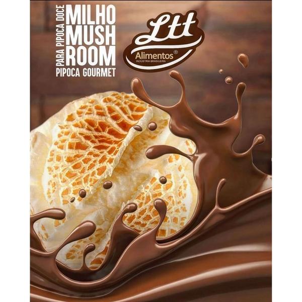 Milho Para Pipoca Mushroom Super Grão Gourmet 500g Ltt Alimentos Imagem de Milho Para Pipoca Mushroom Super Grão Gourmet 500g Ltt Alimentos