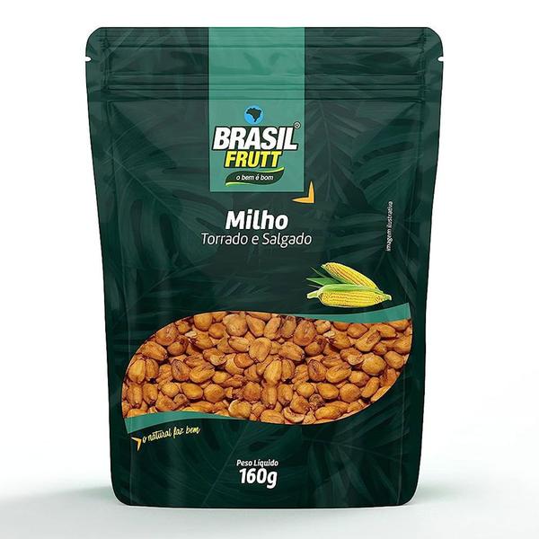 Milho Torrado e Salgado Brasil Frutt 160g Imagem de Milho Torrado e Salgado Brasil Frutt 160g