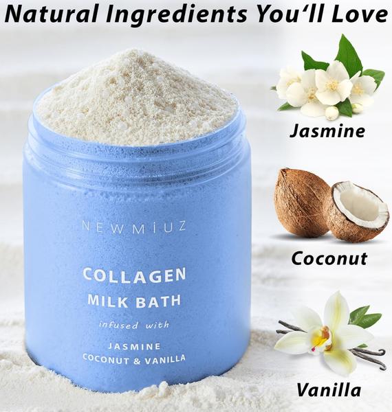 Imagem de Milk Bath Soak New Miuz Creamy Coco Colágeno e Baunilha