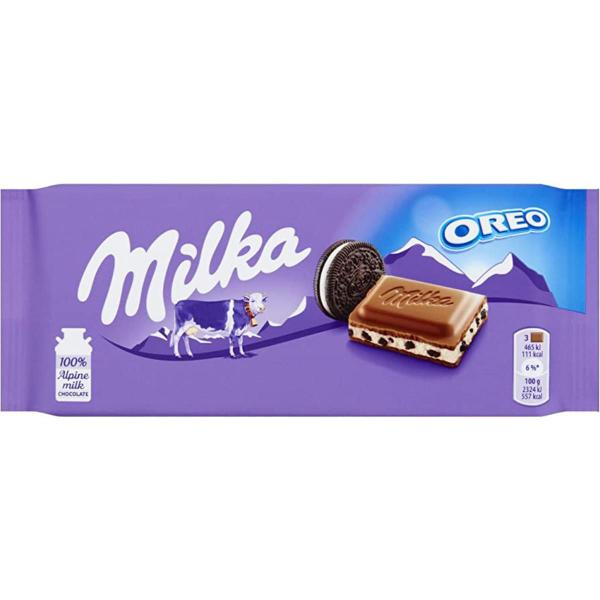 Imagem de Milka oreo 100gr kit com 5 500gr