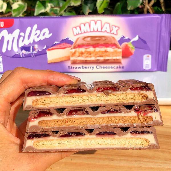 Imagem de Milka strawberry cheesecake 300g