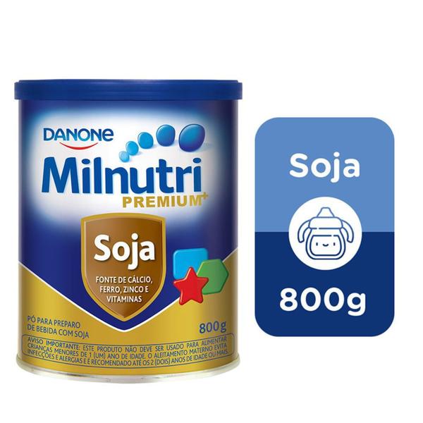 Imagem de Milnutri Premium Danone Soja Composto Lácteo 800g