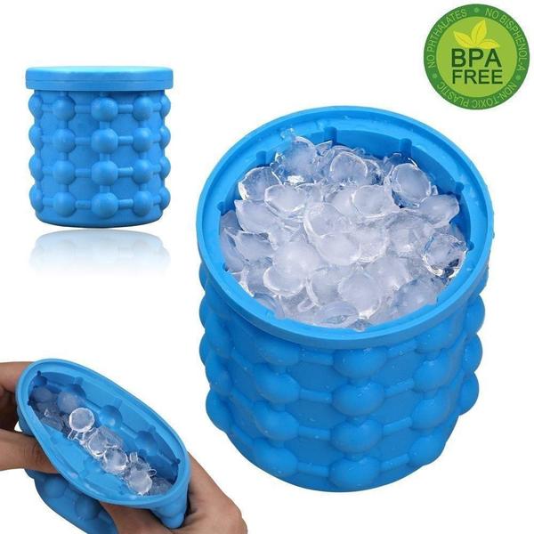 Imagem de Mine Balde Forma De Gelo Silicone 120 Cubos De Gelos