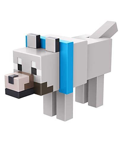 Imagem de Minecraft Build Wolf Action Figure, 3.25-in, com 1 Build-a-Portal Piece & 1 Acessório, Building Toy Inspirado em Videogame, Presente Colecionável para Fãs & Crianças Idades 6 Anos & Mais