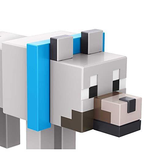 Imagem de Minecraft Build Wolf Action Figure, 3.25-in, com 1 Build-a-Portal Piece & 1 Acessório, Building Toy Inspirado em Videogame, Presente Colecionável para Fãs & Crianças Idades 6 Anos & Mais